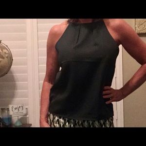 3/$25!!  NEW Dark Emerald Green Silky Cami Top Women’s Blouse size Large 8-10